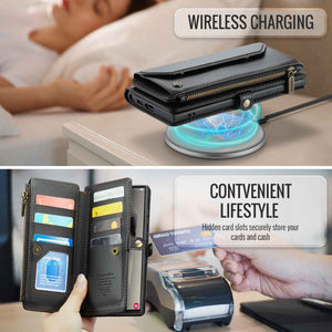 Multi-function Wallet Leather Samsung Case