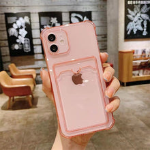 Load image into Gallery viewer, Card Slot Shockproof iPhone Case Cover