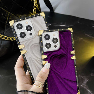 Apple iPhone Case Velvet Love With Hand Rope Cover