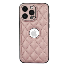 Load image into Gallery viewer, Quilted iPhone PU Leather Case Cover