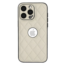 Load image into Gallery viewer, Quilted iPhone PU Leather Case Cover