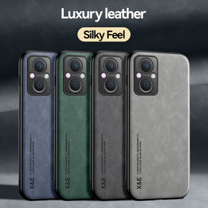 Realme Case Built-In Magnetic Leather Protective Cover