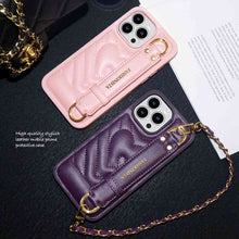 Load image into Gallery viewer, Leather Chain iPhone Case