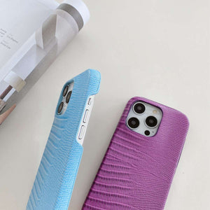 Apple iPhone Case Lizard PU Leather Case