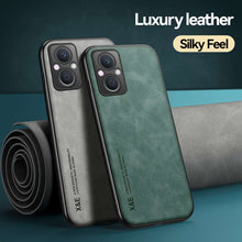 Load image into Gallery viewer, Realme Case Built-In Magnetic Leather Protective Cover