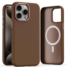 Load image into Gallery viewer, MagSafe iPhone Samsung Case Leather Cover