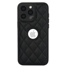 Load image into Gallery viewer, Quilted iPhone PU Leather Case Cover