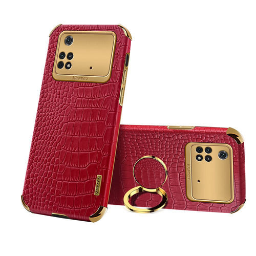 Xiaomi Crocodile Pattern PU Leather With Holder Protective Cover