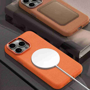 MagSafe iPhone Samsung Case Leather Cover