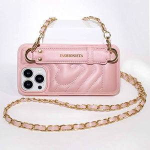 Shoulder Strap Leather iPhone Case