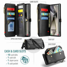 Load image into Gallery viewer, Multi-function Wallet Leather Samsung Case