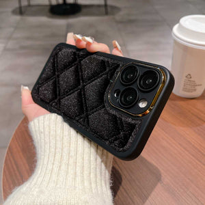 Velvet iPhone Case, Black