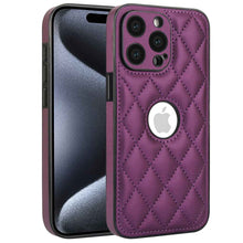 Load image into Gallery viewer, Quilted iPhone PU Leather Case Cover