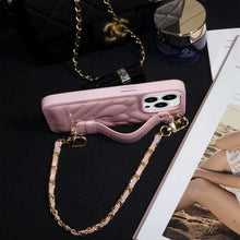 Load image into Gallery viewer, Leather Chain iPhone Case