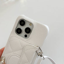 Load image into Gallery viewer, Adjustable Diagonal Span Card Slot iPhone Case