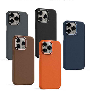 MagSafe iPhone Samsung Case Leather Cover