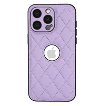 Load image into Gallery viewer, Quilted iPhone PU Leather Case Cover