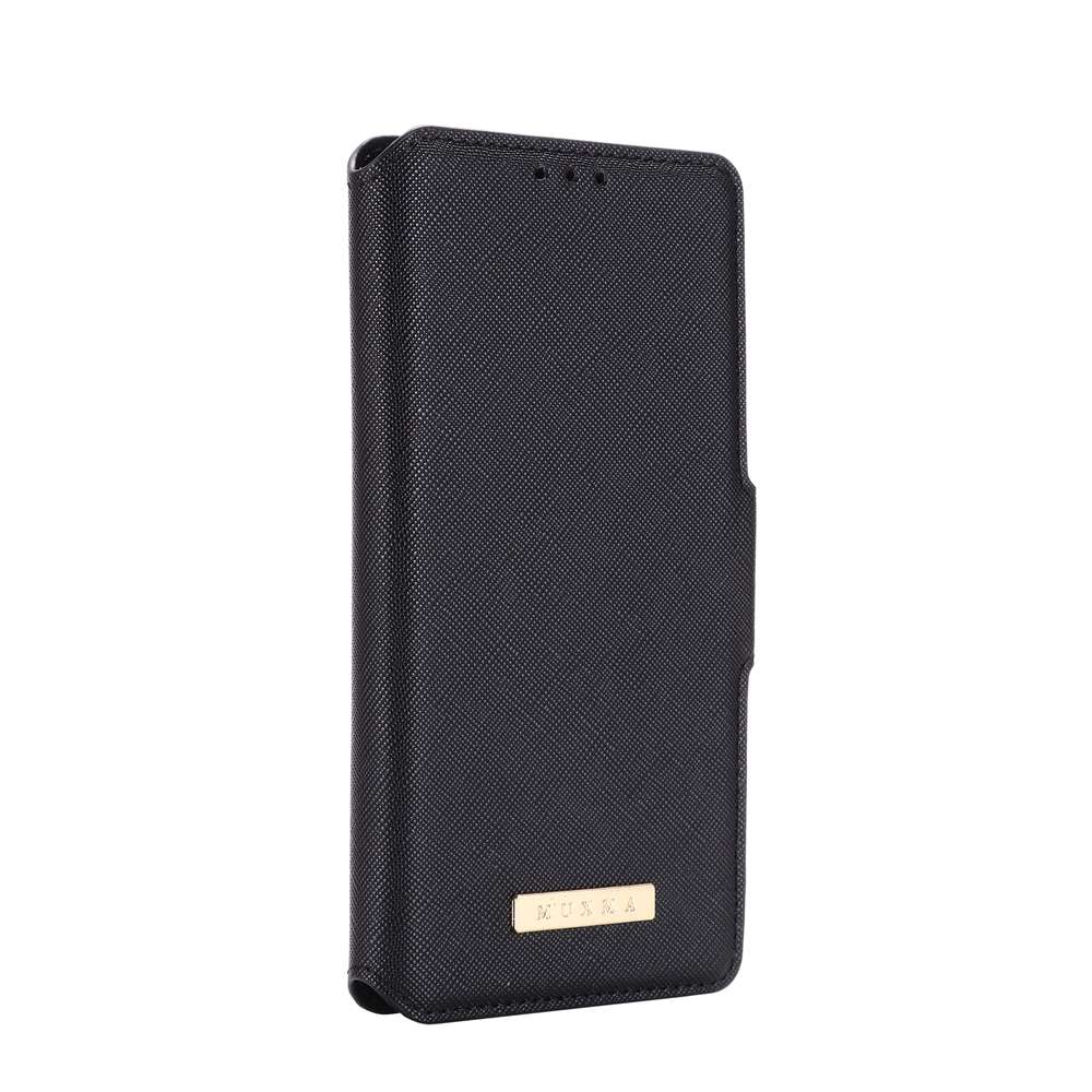 Cross Stripes Redmi Case Flip Window Cover