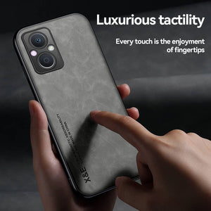 Realme Case Built-In Magnetic Leather Protective Cover