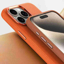 Load image into Gallery viewer, MagSafe iPhone Samsung Case Leather Cover