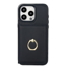 Load image into Gallery viewer, Finger Ring Holder Wallet iPhone Case