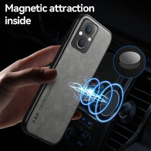 Load image into Gallery viewer, Realme Case Built-In Magnetic Leather Protective Cover