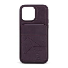 Load image into Gallery viewer, PU Leather Magnetic Card Holder iPhone Case