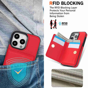 Finger Ring Holder Wallet iPhone Case