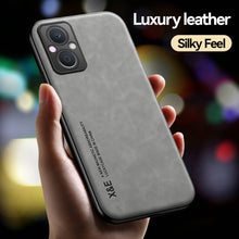 Load image into Gallery viewer, Realme Case Built-In Magnetic Leather Protective Cover