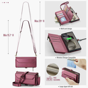 Multi-function Wallet Leather Samsung Case