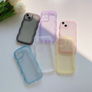 Transparent  Wave Edge iPhone Case