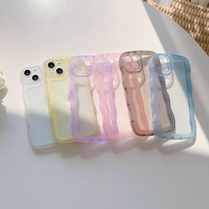 Transparent  Wave Edge iPhone Case