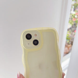 Transparent  Wave Edge iPhone Case