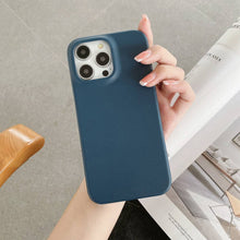 Load image into Gallery viewer, Apple iPhone Case Plain Leather Protective Cover