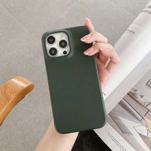 Load image into Gallery viewer, Apple iPhone Case Plain Leather Protective Cover