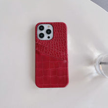 Load image into Gallery viewer, Crocodile Card Holder iPhone Case Cover